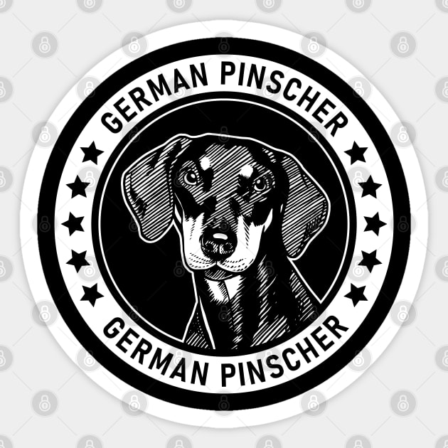 German Pinscher Fan Gift Sticker by millersye